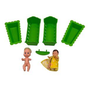 Vintage Sunshine Family Baby Doll Blue Eyes Blonde 1973 Mattel Baby Sweets Read